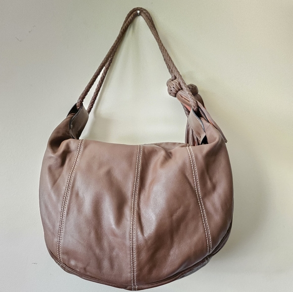 MULBERRY ARALINE Hobo Shoulder Handbag Big TASSELS - Picture 5 of 16